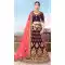 Elegance Purple Color Velvet Designer Sangeet Ceremony Wear Lehenga Choli -719989237