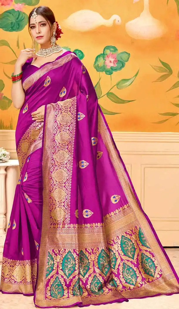 Enigmatic Pink Color Lichi Cotton Print Work Traditional Saree -712488491