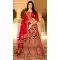 Charming Red Color Velvet Heavy Embroidery Designer Weddin Lehenga Choli -724789791