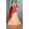 Cream Color Malai Satin Heavy Zari Embroidered Lehenga Choli -725789884
