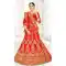 Fancy Red Color Malai Satin Heavy Zari Embroidered Lehenga Choli -725789887