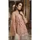 Peach Color Heavy Net Designer Pakistani Plus Size Palazzo Suits -726689958