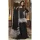 Black Color Heavy Net Designer Pakistani Plus Size Palazzo Suits -726689961