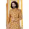indo western sherwani collar embroidery design