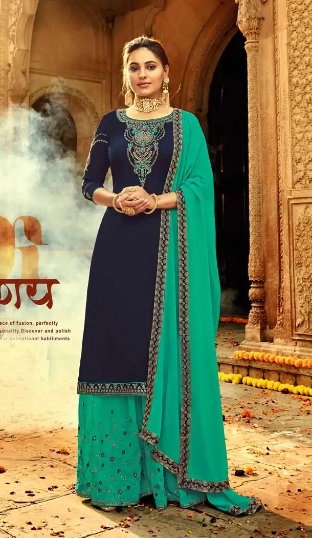 pure satin georgette pakistani salwar kameez in chennai