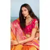 traditional pure silk jacquard sarees of india