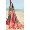 traditional pure silk jacquard saree for wedding