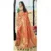 traditional pure silk jacquard saree of odisha