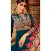 pure georgette designer anarkali suits design