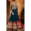 pure georgette designer anarkali suits design