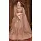 Beige Color Net Designer Sangeet Ceremony Wear Lehenga Choli -737191199