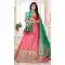 Divine Pink Color Silk Jacquard Designer Bridal Wear Lehenga Choli -741491707