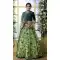 Floracance Green Color Net Heavy Designer Embroidery Lehenga Choli -747892393