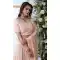 Fancy Peach Color Georgette Heavy Designer Embroidery Lehenga Choli -747892396