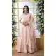 Fancy Peach Color Georgette Heavy Designer Embroidery Lehenga Choli -747892396