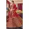 Fascinating Red Color Satin Designer Bridal Wedding Lehenga Choli -752492763