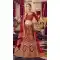 Attractive Red Color Kashmiri Velvet Designer Bridal Wedding Lehenga Choli -752492767