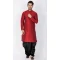 Maroon Color Banarasi Dhupion Silk Readymade Plus Size Dhoti Kurta -765194142