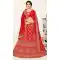Fancy Red Satin Silk Traditional Wear Plus Size Lehenga Choli -767494396