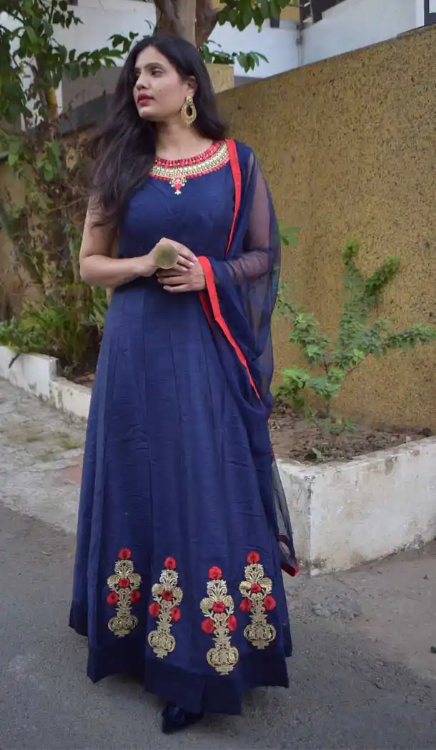 Violet Color Art Silk Party Wear Readymade Salwar Kameez -PF72913029