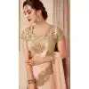 designer silk embroidery wedding lehenga choli with blouse -pf75725517