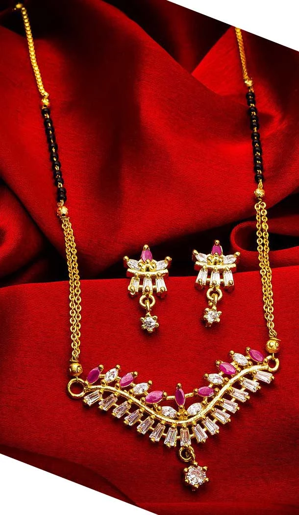 Divine Love Pendant Alloy Imitation Mangalsutra -706387880