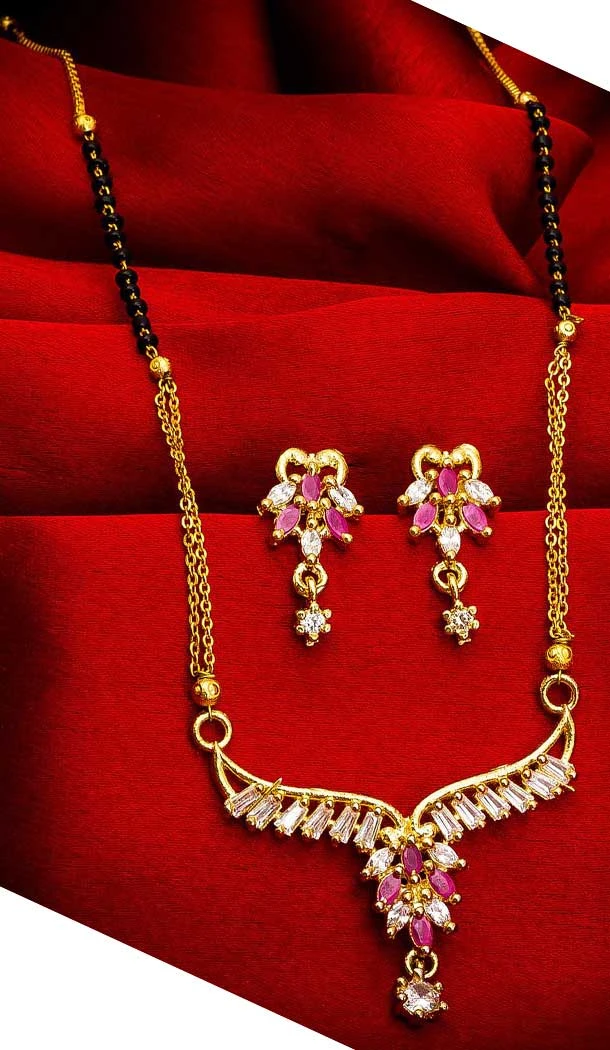 Fashionista Love Pendant Alloy Imitation Mangalsutra -706387883