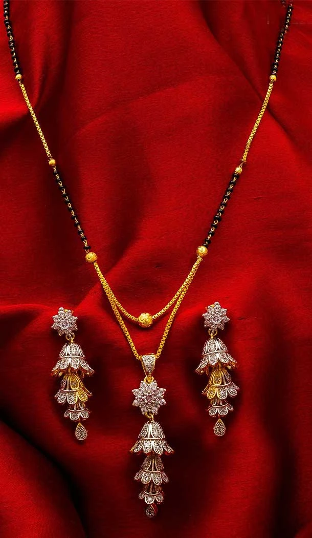 Exotic Love Pendant Alloy Imitation Mangalsutra -706387889