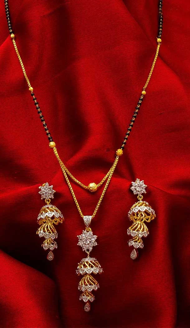 Tranquil Love Pendant Alloy Imitation Mangalsutra -706387891