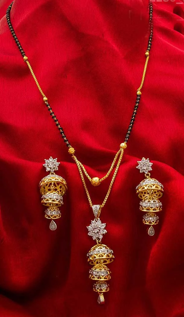 Divine Love Pendant Alloy Imitation Mangalsutra -706387894