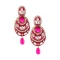Magnificient Pink Color Brass Gold Plated Fashion Earrings -716588869