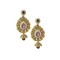 Exotic Purple Color Brass Gold Plated Fashion Earrings -716588888