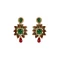 Gorgeous Multi Color Brass Gold Plated Fashion Earrings -716588889