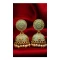 Fascinating Gold Plated Alloy Designer Imitation Jhumka Earrings -735591062