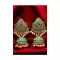 Classy Gold Plated Alloy Designer Imitation Jhumka Earrings -735591067