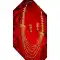 Enigmatic Gold Plated Alloy Designer Imitation Necklace Set -718589102