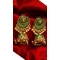 Alluring Green Color Alloy Imitation Fashion Earring -758393566
