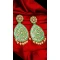 Elegant Green Color Alloy Imitation Fashion Earring -758393573