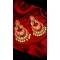 Classy Orange Color Alloy Imitation Fashion Earring -758393576