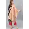 Contemporary Peach Color Banarasi Silk Designer Dupatta -743591919