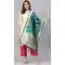 Stunning Green Color Banarasi Silk Designer Dupatta -743591920