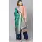 Gleaming Rama Green Color Banarasi Silk Designer Dupatta -743591932