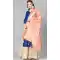 Fascinating Peach Color Banarasi Silk Designer Dupatta -743591966