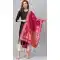 Rani Pink Color Banarasi Silk Designer Dupatta -743591988