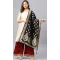 Marvelous Black Color Banarasi Silk Designer Dupatta -743591989