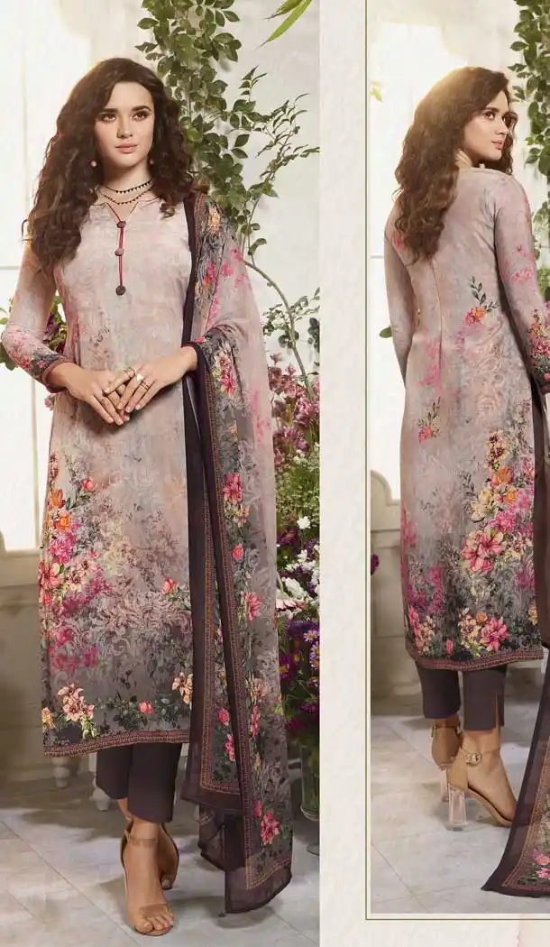Unique Multi Color Digital Printed Crepe Casual Wear Salwar Kameez -775195231