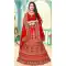 Gorgeous Red Color Satin Silk Designer Bridal Wedding Wear Lehenga Choli -777795538
