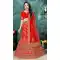 Classy Red Color Satin Silk Designer Bridal Wedding Wear Lehenga Choli -777795543