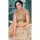 Beige Color Fancy Jacquard Heavy Designer Party Wear Bridal Lehenga Choli -784396167