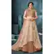 Beige Color Fancy Jacquard Heavy Designer Party Wear Bridal Lehenga Choli -784396167